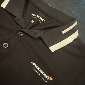 McLaren F1 Special Edition Monaco GP Men's Polo Shirt - Black/Blue - Medium